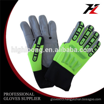 New design long serve life wholesale green work glove